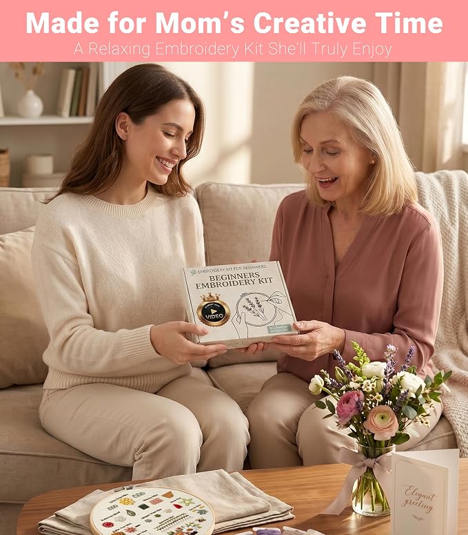 ZenHues Embroidery Kit for Beginners Adults - Image 2