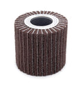 C.S. Unitec | PTX Interleaf Combi Wheel | 80 Grit Metal & Wood Buffer Polisher Machine Attachment for Grinder Tool | 4" Diameter x 4-1/8" Wide (47312)