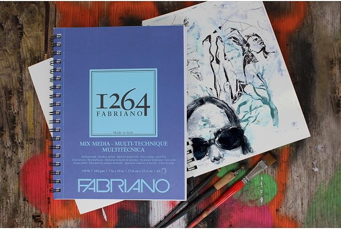 Fabriano 1264 Mixed Media Pad, 120 lb. - Image 2