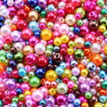 ToBeIT 2270pcs Satin Luste Beads Plastic Pearl Bead Pearls Colored Beads by ToBeIT