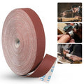 Emery Cloth Roll,240 Grit Continuous Sandpaper Roll 1" x 88 Feet Sandpaper Roll for Wood Furniture Finishing Metal Sanding Automotive Polishing