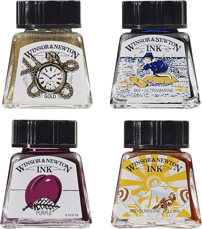 Winsor & Newton Drawing Ink, 14ml Bottle - Image 7