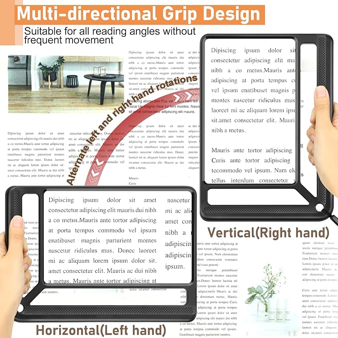 AKKYCVS 5X Full Page Magnifying Glass - Image 5