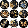 8pcs Flower Diamond Painting Coasters Kits by Bulerrylulu