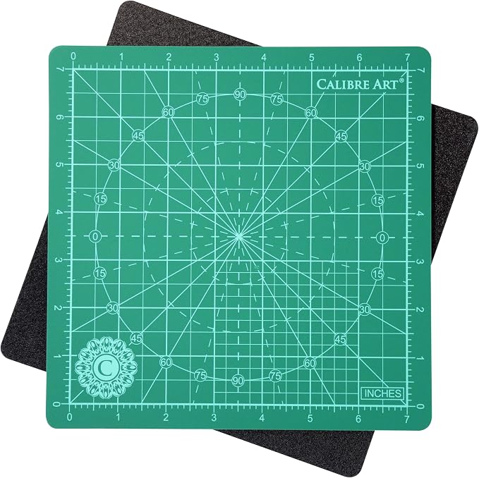 Calibre Art Rotating Self Healing Cutting Mat 8x8 - Image 6