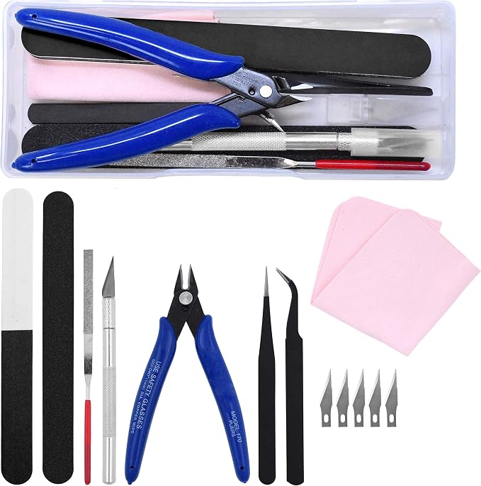 Mandala Crafts 13 PCS Plastic Model Tools Sets by MandalaCrafts