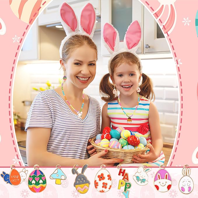 SANNIX 350pc Easter Charms for Jewelry Making - Image 6