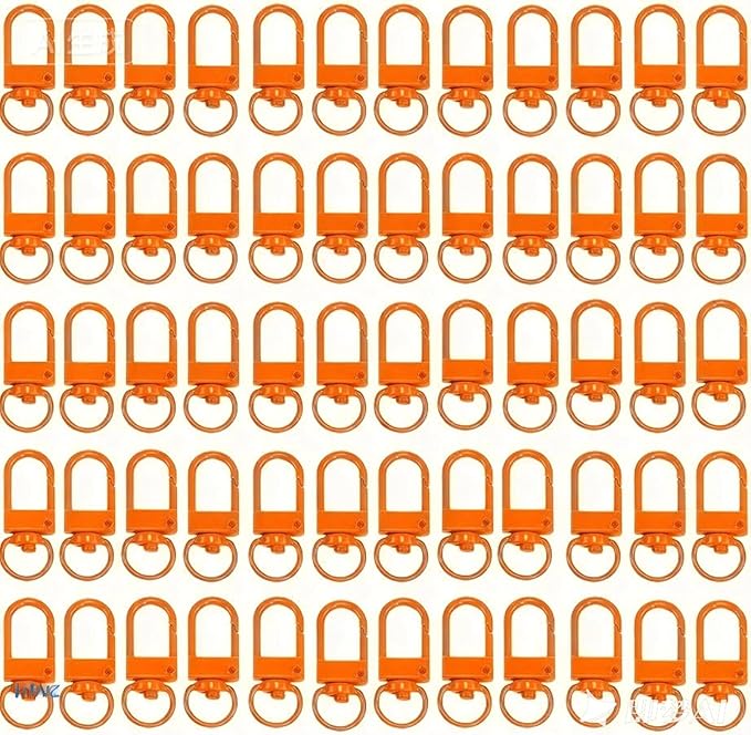 Keychain Clasp Keychain Clip Accessories Bulk 60pcs Colorful Lobster Claw Clasps by Cmidy