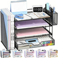 OPNICE Desk Organizer, 4-Tier Desktop File Organizer by OPNICE