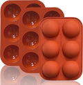Lerykin 6 Holes Medium Semi Sphere Silicone Molds, 3 Packs Half Sphere Silicone by Lerykin