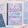PAGEMORE 2000+ Pcs Alphabet Sticker by PAGEMORE