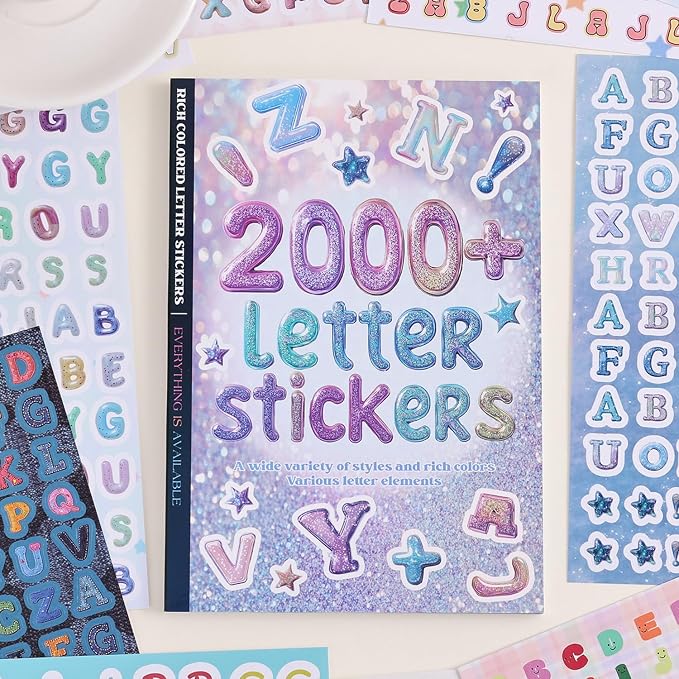 PAGEMORE 2000+ Pcs Alphabet Sticker by PAGEMORE