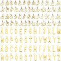 SANNIX 156Pcs/6 Sets Letter Charms, A-Z Letter Charms 2 Styles Initial Alphabet by SANNIX