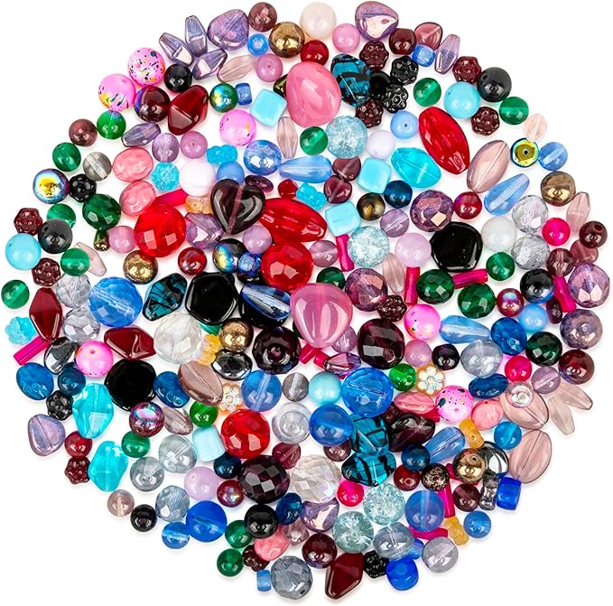 Assorted Glass Beads for Jewelry Making, DIY Lamp Work, Arts and Crafts - Image 9