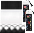 Flutesan 60 Pcs Blank Cross Stitch Bookmark Making Kit Include Cotton Blank by Flutesan