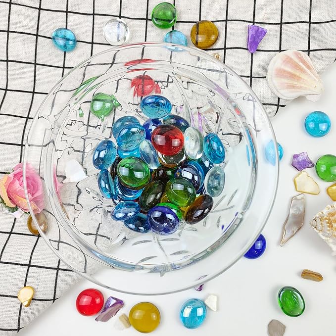FANTIAN 5 lbs Flat Glass Marbles - Image 8