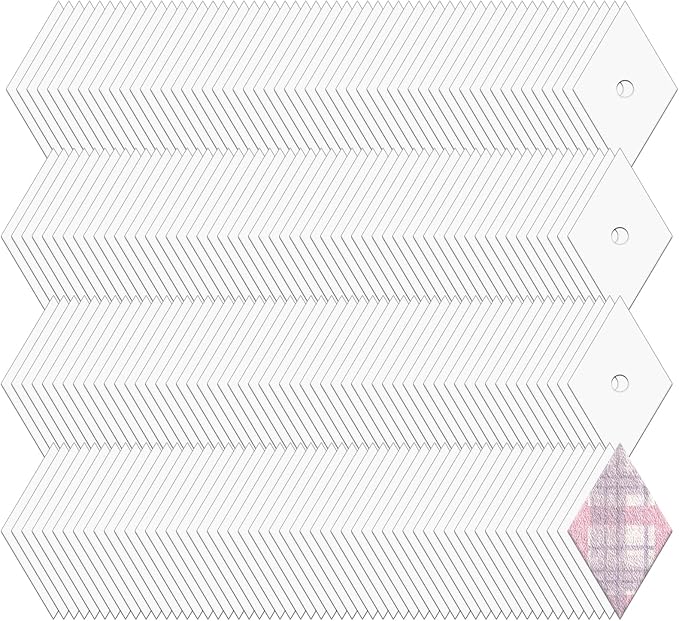 400 PCS Paper Piecing 1", Diamond Quilting Templates by Neworkg
