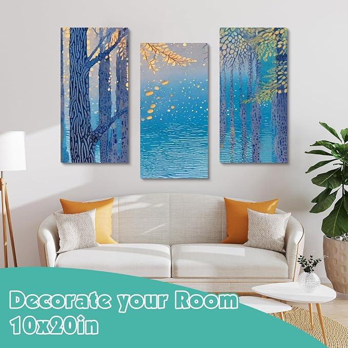 ESRICH Long Canvas for Painting 24x48 Inch, Primed Acid-Free Cotton Rectangular - Image 7