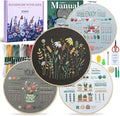 ETSPIL Embroidery Kit for Adults, 2 Hoops, 4K Slow-Mo, Pre-Printed Patterns | by ETSPIL