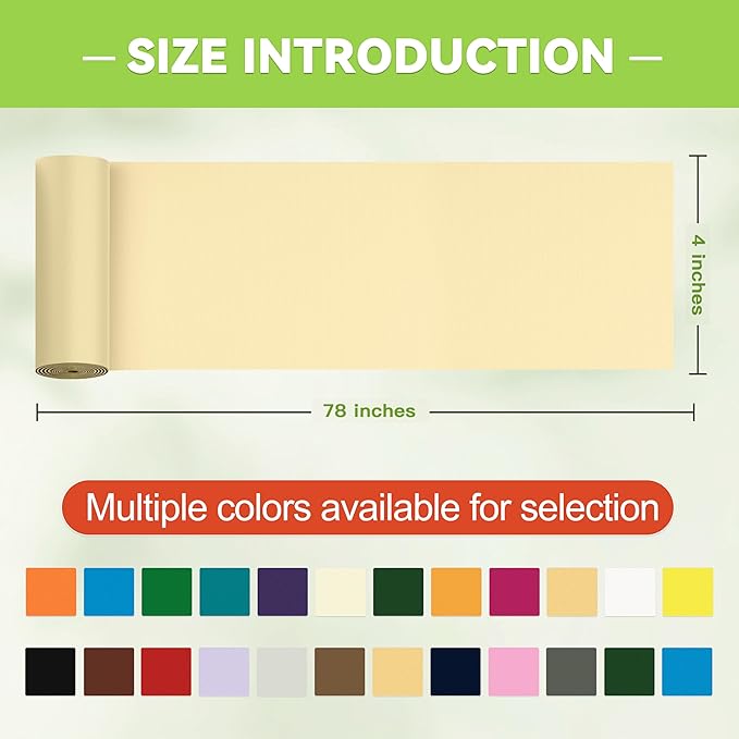 Awning Repair Tape,Tent Patch kit,Waterproof Repair Tape kit of RV Awning,Boat Covers,Canvas,Vinyl Fabric,Tarp,Sail-4x78in（Beige）