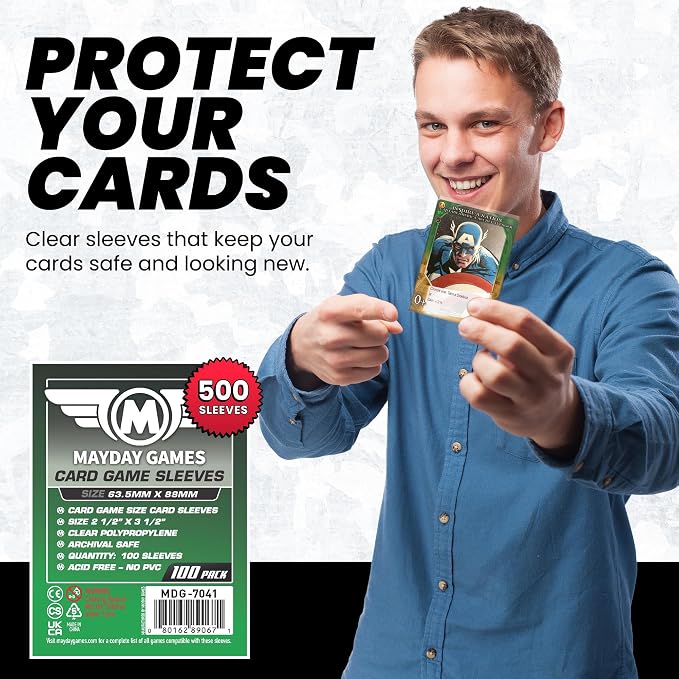 Mayday Games Legendary Game Accessory- Standard Card Sleeve Bundle - Image 2