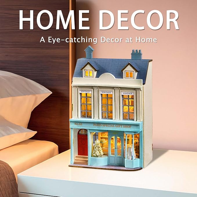 Flever Dollhouse Miniature DIY House Kit Creative Room - Image 9