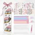 Qrhky Acrylic Bookmark Blanks, 1.37x5.5 Clear Acrylic Bookmarks, UV DTF Decals by Qrhky