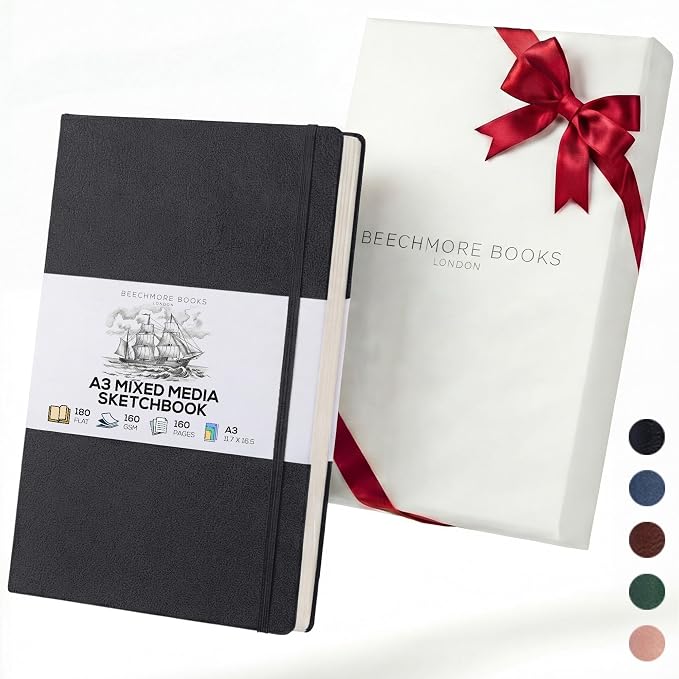 Beechmore Books A3 Mixed Media Sketchbook by BeechmoreBooks
