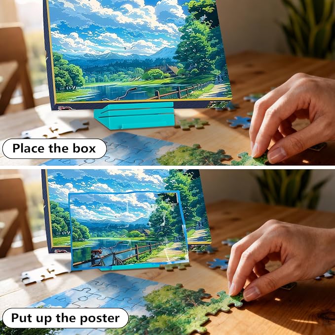 Jigsaw Puzzle Box Stand – Adjustable 3 Angle Puzzle Lid Holder, Puzzle Poster - Image 5