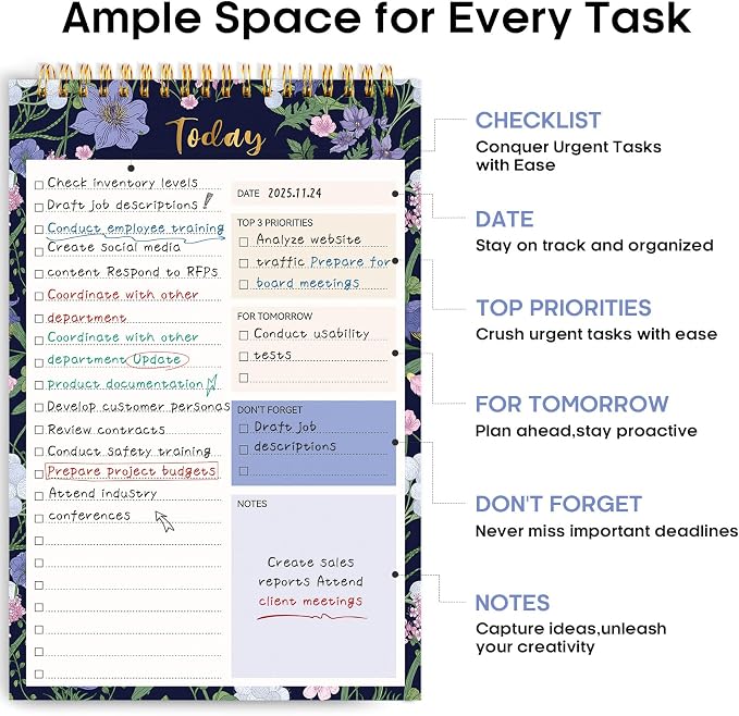 Taja To Do List Notepad - Image 2