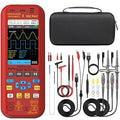 BSIDE 2 Channel Digital Handheld Oscilloscope 50MHz 3.98TFT Oscilloscope Multimeter Signal Generator 3 in 1 Portable Lab Oscilloscope Supports Flexible Coils 20000 Count 250MSa/s Automotive Tester
