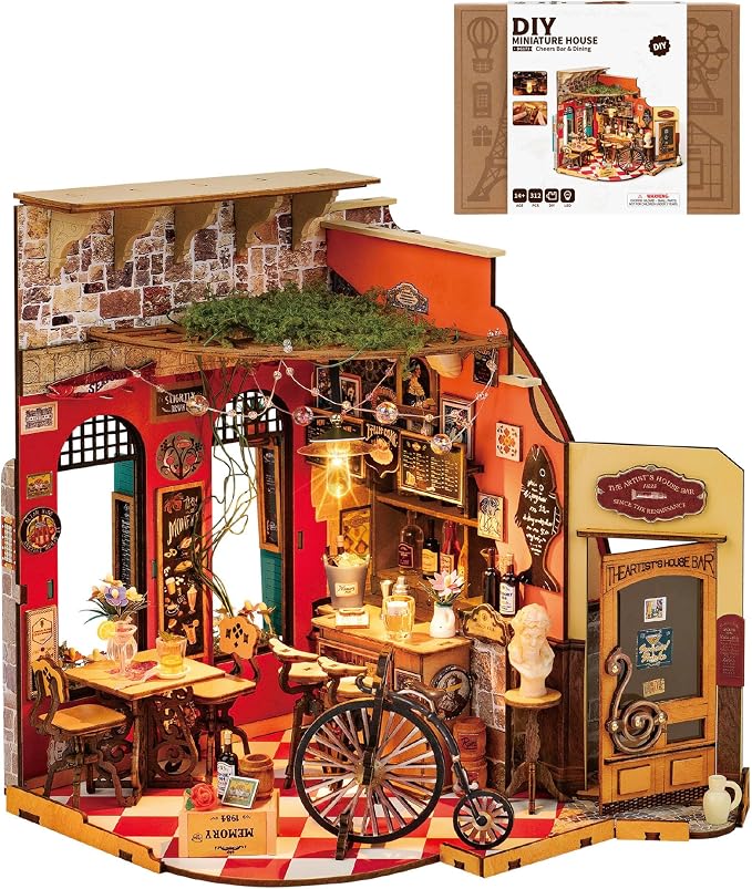 ROBOTIME DIY Miniature House Kit, Mini Diorama House by ROBOTIMEBuildingThingstoLife