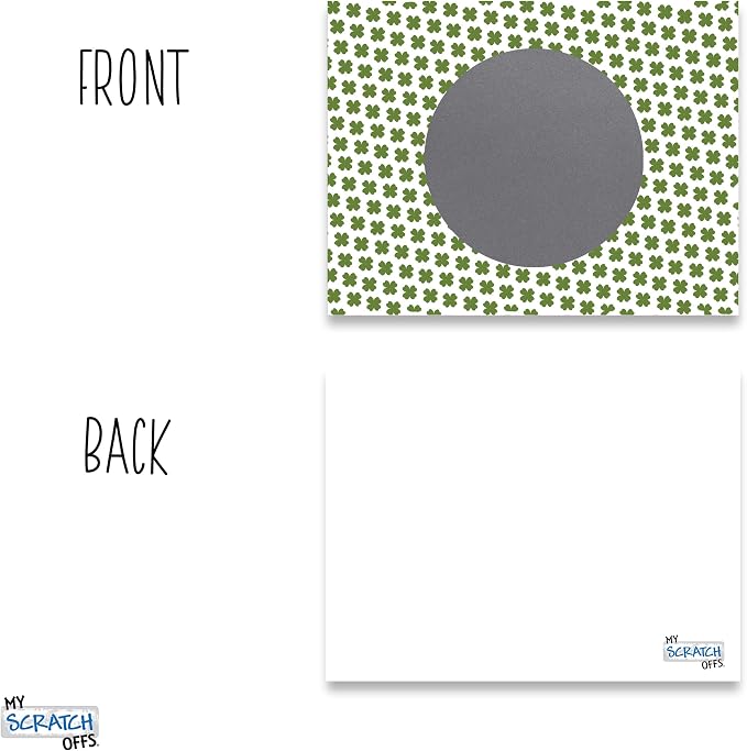 My Scratch Offs 20 Pack Clover St. Patrick's Day Make Your Own DIY Scratch Off - Image 6