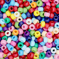 1000Pcs Pony Beads Bracelet 9mm Rainbow Plastic Barrel Pony Beads by Auvoua