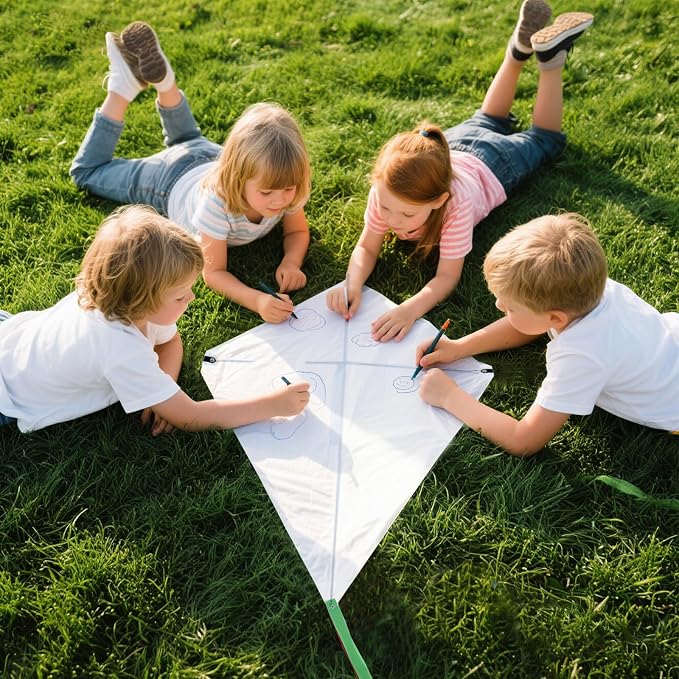 DIY Kite Making Kits for Boys and Girls, Extremely Easy to Fly Kite，Kites Gifts - Image 5
