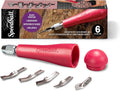 Speedball 4131 Linoleum Cutter – 5 Assorted Lino Cutters Includes Plastic by SpeedballArt