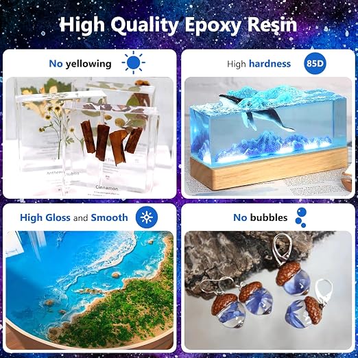 KISREL Deep Pour Epoxy Resin, 96OZ Resin Epoxy Kit - Image 4