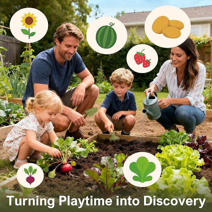 Dreamon Kids Gardening Tools & Bug Catcher Kit, 2-in-1 Outdoor Toys - Image 4
