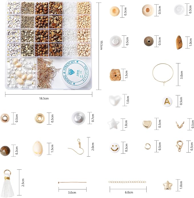 Xylise DIY Jewelry Making Kit, 1000+ Beads - Image 3