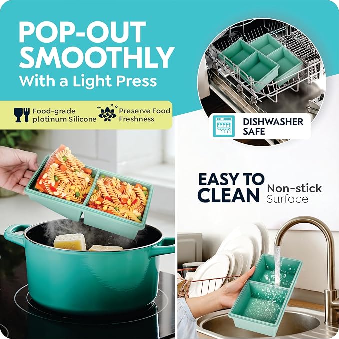 2 cup Silicone Freezer Trays - Image 4