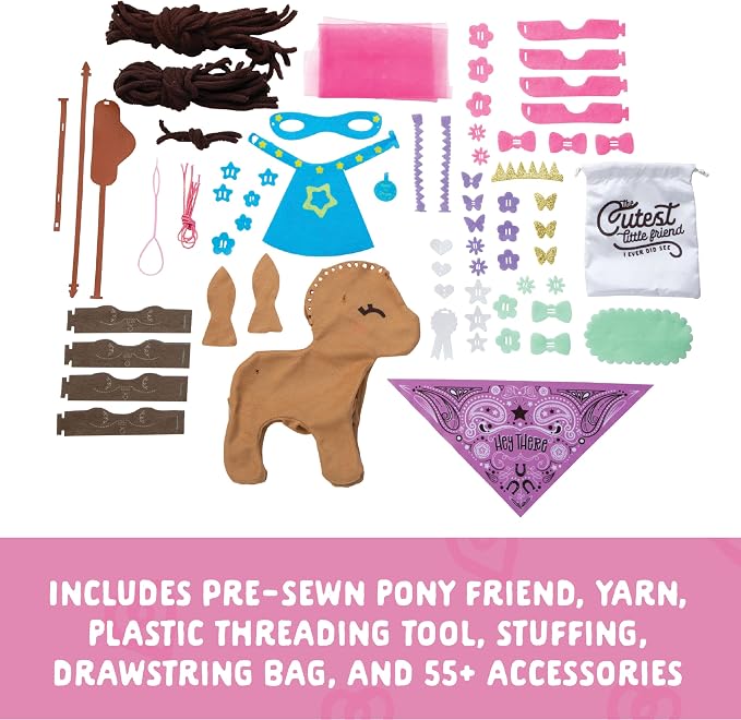 Craft- Tastic - Make a Friend Pony - Mini Sewing Kit, Arts and Crafts, Kids - Image 2