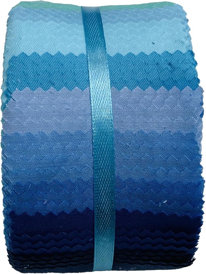 40 Strip Jelly Roll Fabric Strips - Image 5