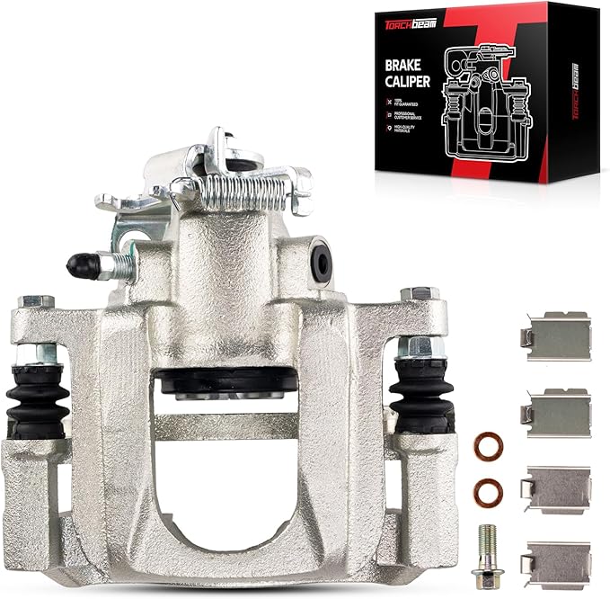Torchbeam Rear Brake Caliper Left for Chrysler 2008-2012 Town & Country, Dodge 2008-2012 Grand Caravan, Volkswagen 2009-2012 Routan, Ram 2012 C/V, Rear Left Caliper Replace # 18B5081