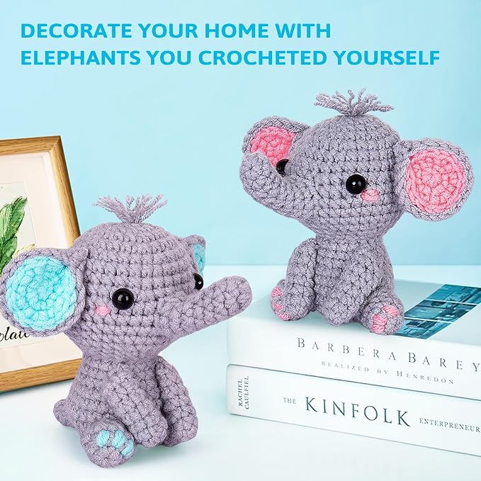 Crochet Kit for Beginner, Upgraded Easy Yarn Crochet Starter Kit w Step-by-Step - Image 4