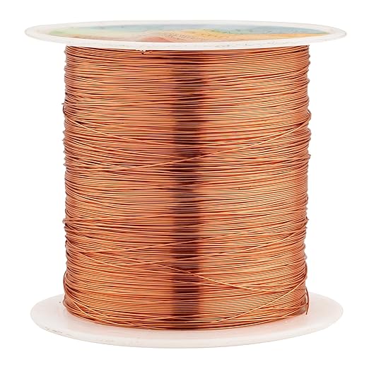 328 Feet Tarnish Resistant Copper Wires 28 Gauge Jewelry Craft Wires Beading by CREATZONE