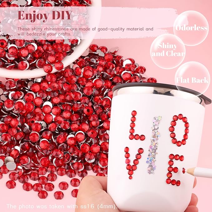12000PCS 2mm Resin Rhinestones Bulk - Image 4