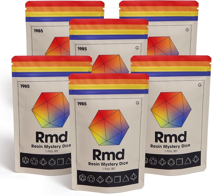 1985 Games Sharp Edge Polyhedral Dice Set – Mystery RPG Dice - Image 9
