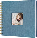 10 x 10 Inch Scrapbook Photo Album, Hardcover Kraft White Pages Arch Window by Sprsthai