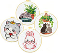 Zhenqing 4-Piece Cross Stitch Kit by ZhenqingHomeFlagship