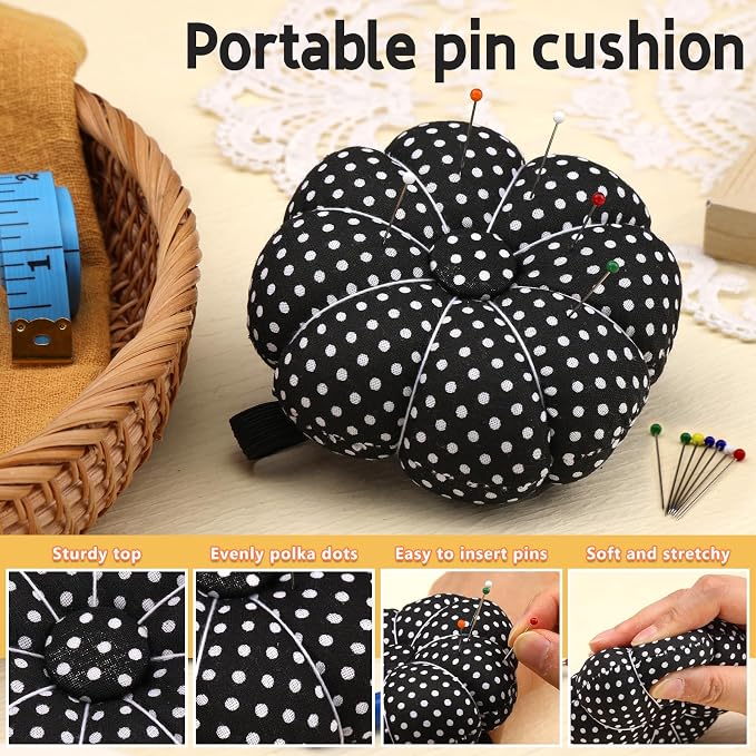 300 Pieces Multicolor Sewing Pins - Image 3